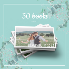 Load image into Gallery viewer, 50 Thank You Books for your Guests